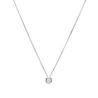 Collana Sartorello Gioielli Donna in Oro bianco Diamante GI-CP-8-1-CV9-4-F-VS0.01